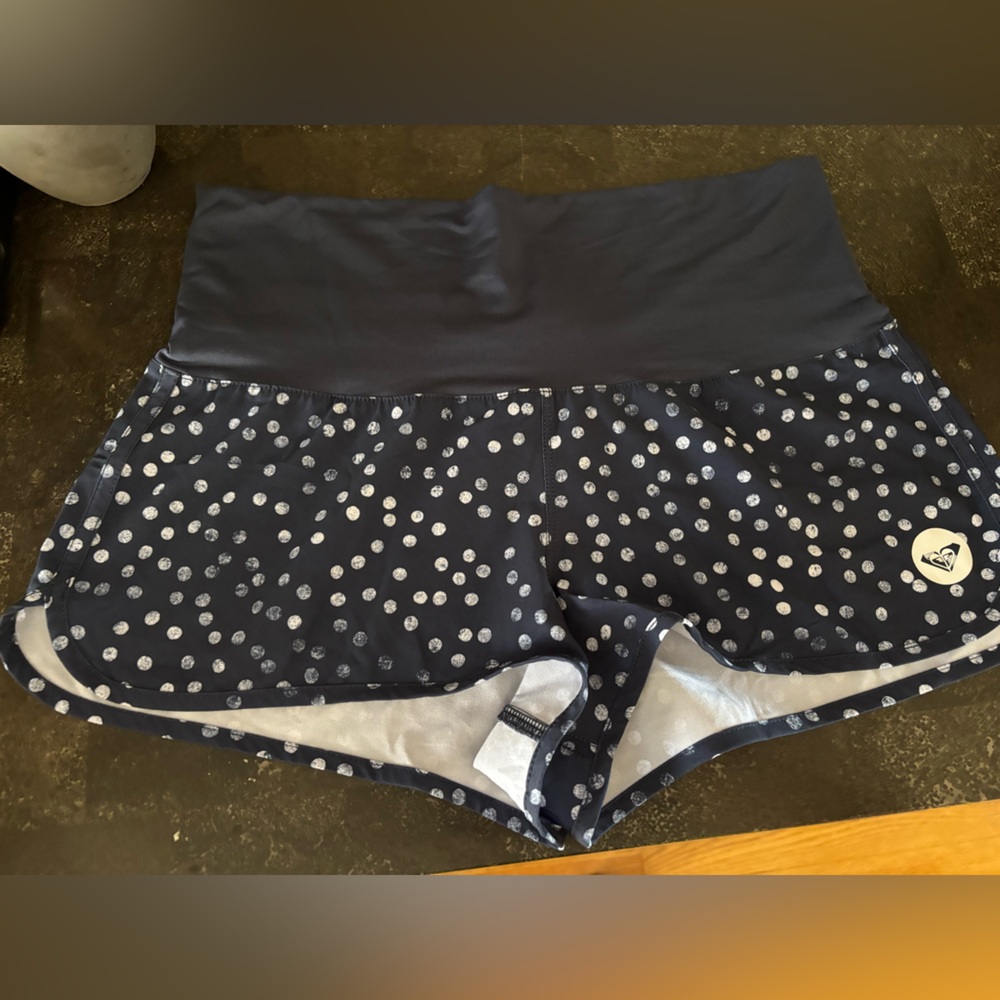 Roxy Navy Polka Dot Women's Shorts